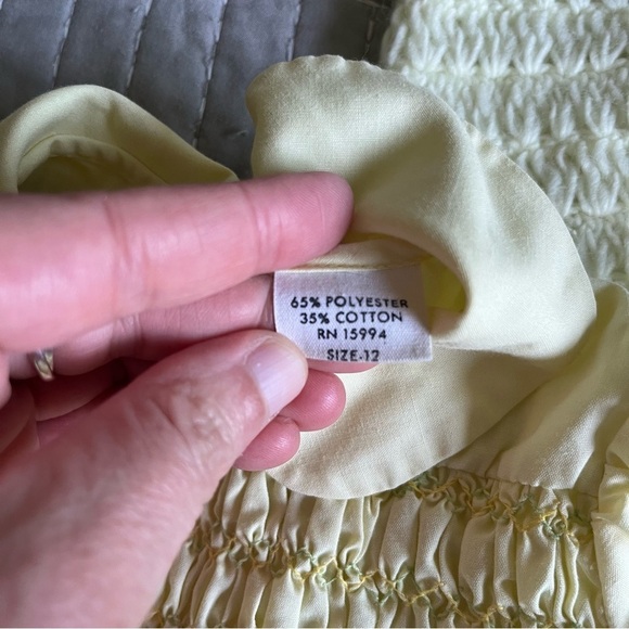 Nannette and Various Brands Vintage lot of two dresses sweater - Yellow and Pink - Picture 5 of 16